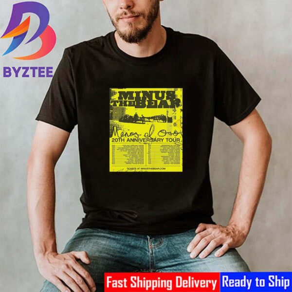 Minus The Bear Menos El Oso 20th Anniversary Tour Dates List For Best Friends Forever Festival Classic T-Shirt