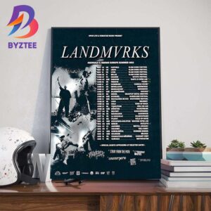 Opus Live And Kingstar Music Present Landmvrks Festivals And Shows Europe Summer 2025 Dates List Wall Art Decor Poster Canvas