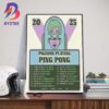 Pigeons Playing Ping Pong 2025 The Infamous Stringdusters With Melt Wall Art Decor Poster Canvas