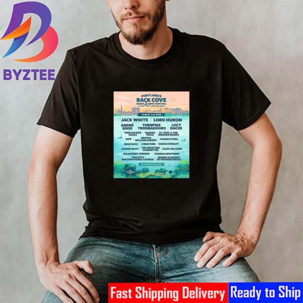 Portland’s Back Cove Music And Arts Festival Lineup At Payson Park Portland Maine On August 2-3 2025 Classic T-Shirt