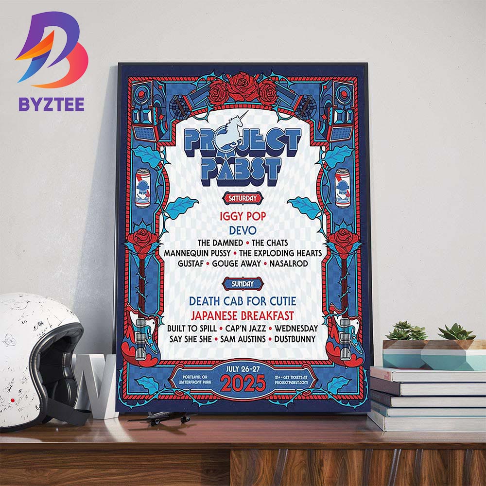 Project Pabst At Waterfront Park Portland OR On July 26-27 2025 Wall Art Decor Poster Canvas Project Pabst At Waterfront Park Portland OR On July 26-27 2025 Wall Art Decor Poster Canvas