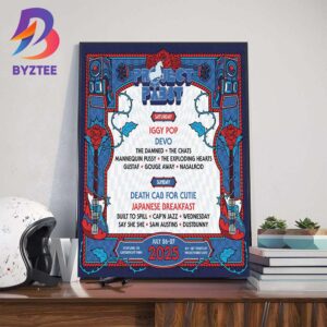 Project Pabst Full Lineup At Waterfront Park Portland OR On July 26-27 2025 Wall Art Decor Poster Canvas