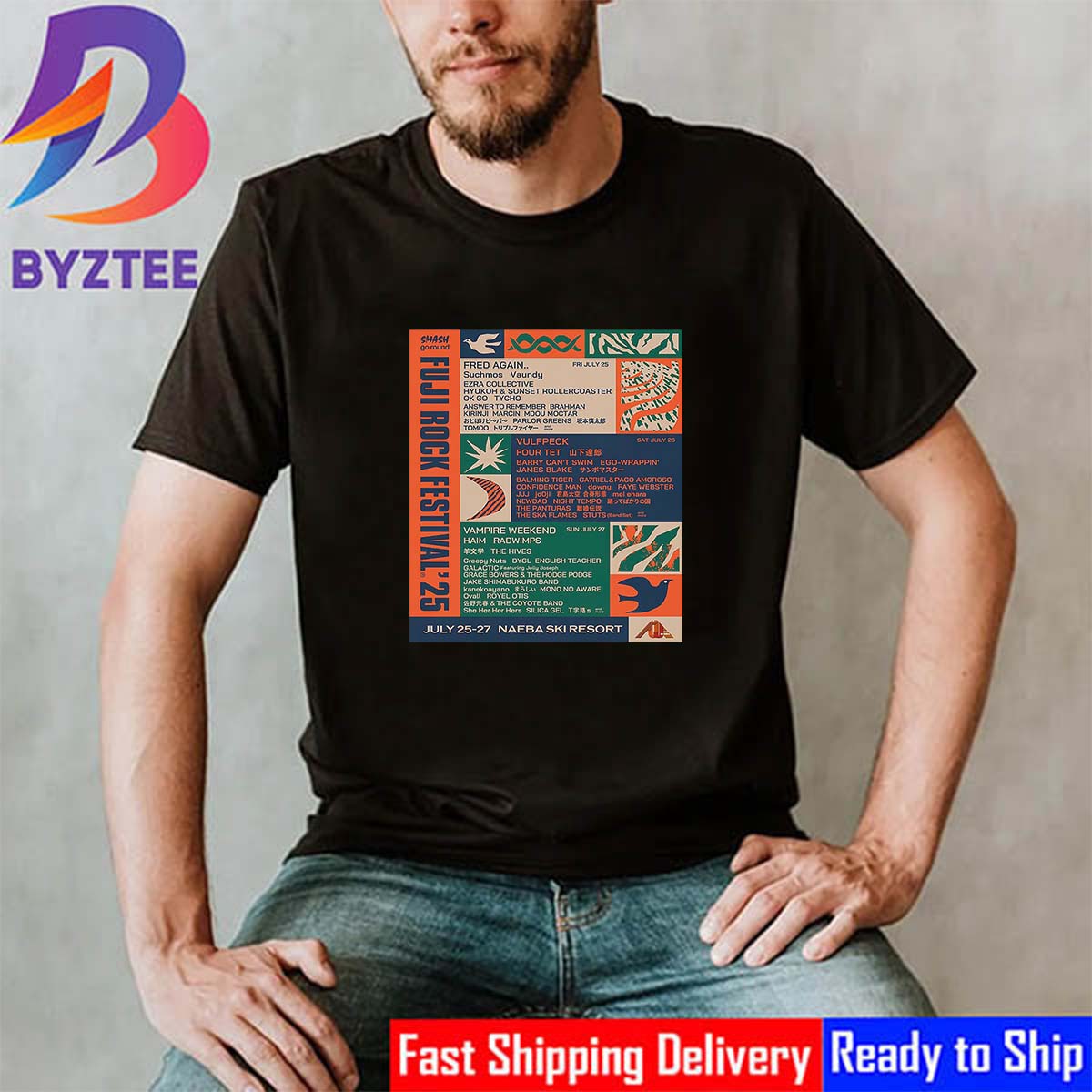 Smash Go Round Fuji Rock Festival 2025 At Naeba Ski Resort At July 25-27 2025 Classic T-Shirt Smash Go Round Fuji Rock Festival 2025 At Naeba Ski Resort At July 25-27 2025 Classic T-Shirt