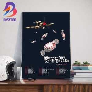 Sunny Day Real Estate US CA UK 2025 Tour Dates List Wall Art Decor Poster Canvas