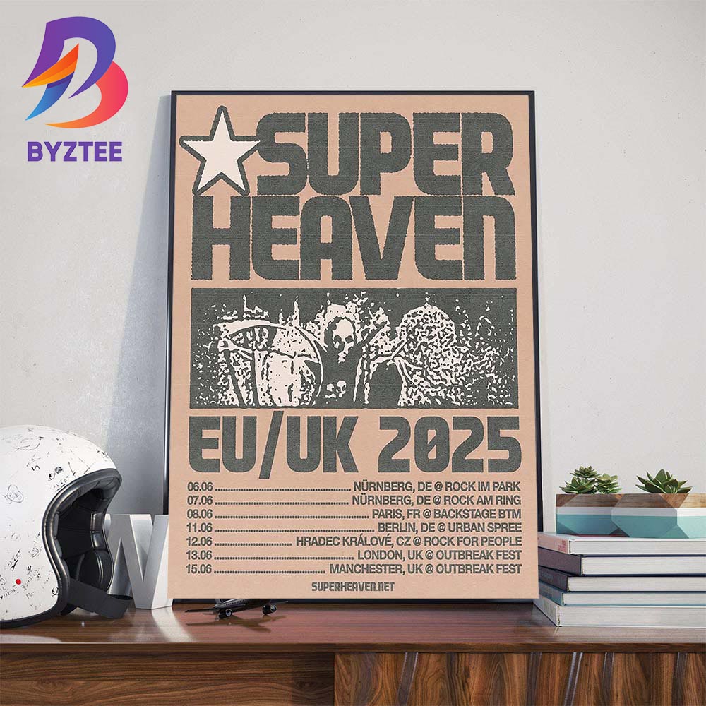 Superheaven Band Headed Back To The EU And UK 2025 Tour Dates List Wall Art Decor Poster Canvas Superheaven Band Headed Back To The EU And UK 2025 Tour Dates List Wall Art Decor Poster Canvas