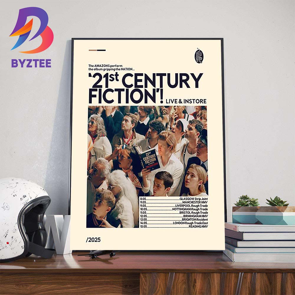 The Amazons Perform The Album Gripping The Nation 21st Century Fiction Live And Instores Wall Art Decor Poster Canvas The Amazons Perform The Album Gripping The Nation 21st Century Fiction Live And Instores Wall Art Decor Poster Canvas