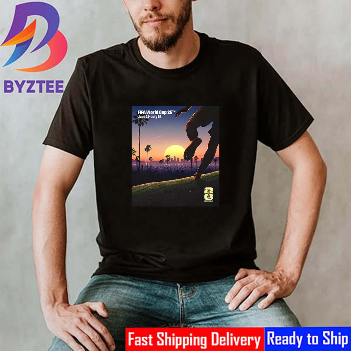 The Official Poster FIFA World Cup 26 Los Angeles On June 11-July 19 2026 Classic T-Shirt The Official Poster FIFA World Cup 26 Los Angeles On June 11-July 19 2026 Classic T-Shirt