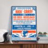 A Festival For We The People Rock The Country 2025 With Headliners Kid Rock Nickelback Hank Williams Lynyrd Skynyrd 10 Small Towns And 10 Massive Shows Dates List Poster Canvas