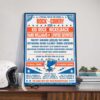 A Festival For We The People Rock The Country 2025 With Headliners Kid Rock Nickelback At Livingston Fairgrounds In Livingston LA On April 4-5 2025 Poster Canvas