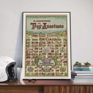 An Acoustic Evening With Trey Anastasio Performs At Johnny Mercer Theatre In Savannah GA On March 29th 2025 Poster Canvas