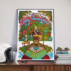 An Acoustic Evening With Trey Anastasio Performs At Mershon Auditorium In Columbus OH On March 14th 2025 Poster Canvas