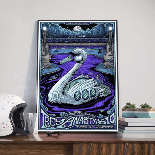 An Acoustic Evening With Trey Anastasio Performs At Wang Theatre In Boston MA On March 9th 2025 Poster Canvas