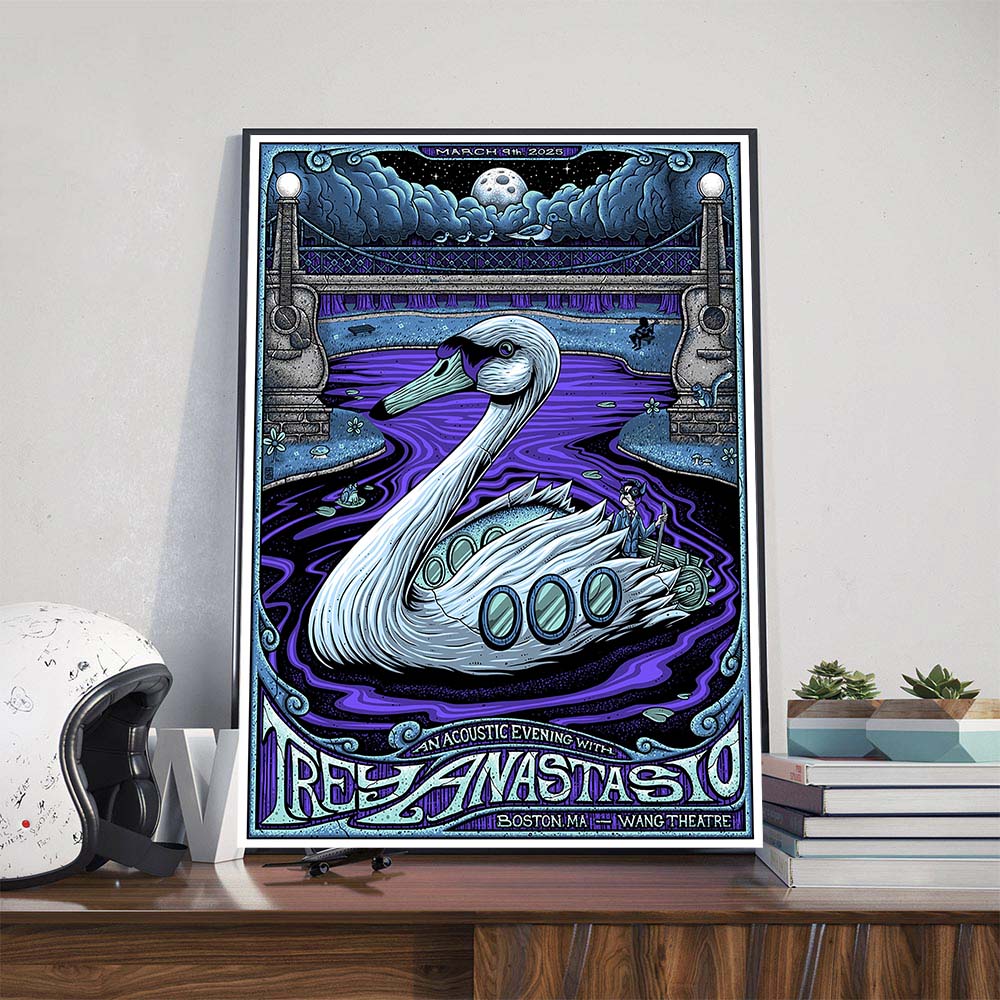 An Acoustic Evening With Trey Anastasio Performs At Wang Theatre In Boston MA On March 9th 2025 Poster Canvas An Acoustic Evening With Trey Anastasio Performs At Wang Theatre In Boston MA On March 9th 2025 Poster Canvas