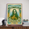 Billie Eilish 2024-2025 Hit Me Hard And Soft The Tour Dates List Poster Canvas