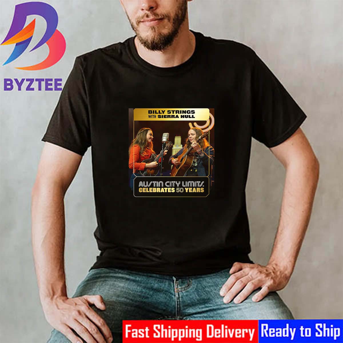 Billy Strings With Sierra Hull Poster Austin City Limits Celebrates 50 Years Shirt Billy Strings With Sierra Hull Poster Austin City Limits Celebrates 50 Years Shirt