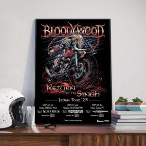 Bloodywood Return Of The Singh Poster Japan Tour 2025 In May Poster Canvas