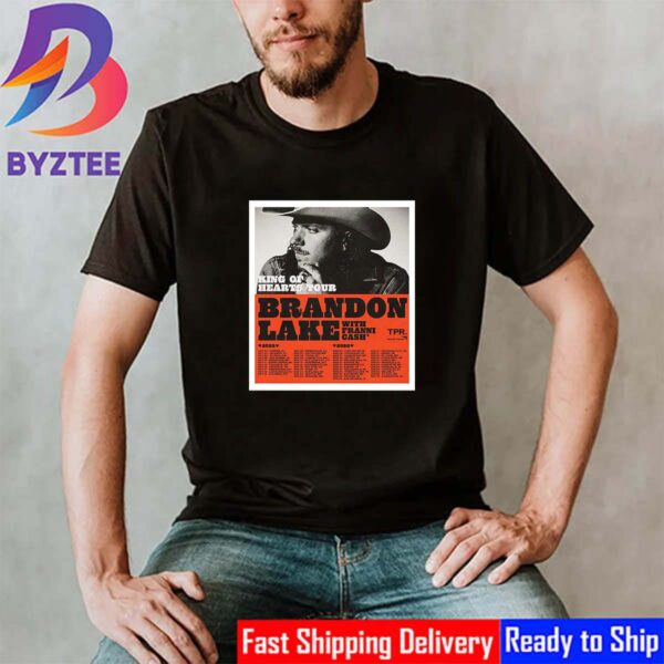 Brandon Lake King Of Hearts Tour 2025-2026 Dates List With Special Guest Franni Cash Shirt