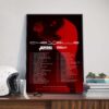 Brandon Lake King Of Hearts Tour 2025-2026 Dates List With Special Guest Franni Cash Poster Canvas