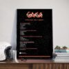 Chevelle Summer 2025 North American Tour Dates List With Special Guests Asking Alexandria And Dead Poet Society Poster Canvas