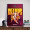 Congrats To Oklahoma State Cowboys Wrestling Wyatt Hendrickson Is The 2024-25 2024-25 Big12 WR Wrestler Of The Year Poster Canvas