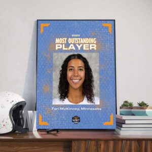 Congrats To Tori McKinney Is The Most Outstanding Player MOP 2025 NCAA Women’s Basketball Invitation Tournament Poster Canvas