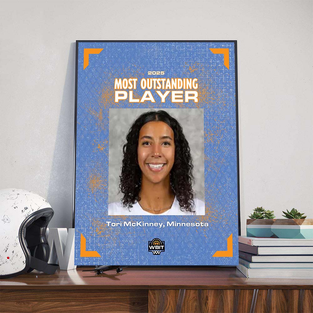 Congrats To Tori McKinney Is The Most Outstanding Player MOP 2025 NCAA Women's Basketball Invitation Tournament Poster Canvas Congrats To Tori McKinney Is The Most Outstanding Player MOP 2025 NCAA Women's Basketball Invitation Tournament Poster Canvas