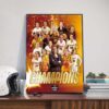 Congrats To Utah Valley Wolverines Wrestling Terrell Barraclough Is The 2024-25 Big 12 WR Scholar-Athlete Of The Year Poster Canvas