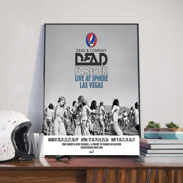 Dead And Company Dead Forever Show Live At Sphere Las Vegas Poster Canvas