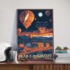 Dead And Company Poster Show At Sphere Las Vegas NV On March 28th 2025 Poster Canvas