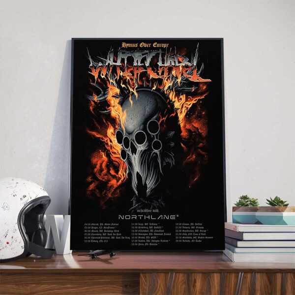 Hymns Over Europe Whitechapel Announce June 2025 European Festival Co-Headline Shows With Northlane Poster Canvas