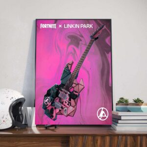 LPFZ Guitar Fortnite x Linkin Park Poster Canvas
