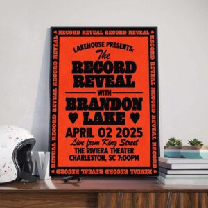 Lakehouse Presents The Record Reveal With Brandon Lake Live From King Street The Riviera Theater Charleston SC On April 2nd 2025 Poster Canvas