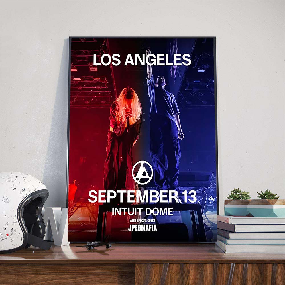 Linkin Park Los Angeles Show With Special Guest JPEGMafia At Intuit Dome On September 13th 2025 Poster Canvas Linkin Park Los Angeles Show With Special Guest JPEGMafia At Intuit Dome On September 13th 2025 Poster Canvas