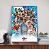 Mumford And Sons Poster 2025 North American Tour Dates List And Bringing Along Some Very Special Guests Poster Canvas
