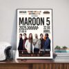 Mastodon EU And UK Tour 2025 Dates List Poster Canvas