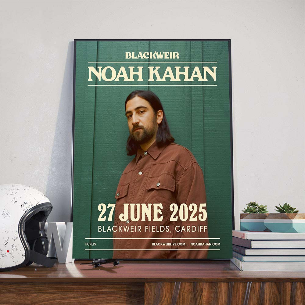 Noah Kahan Poster Show At Blackweir Fields Cardiff On June 27th 2025 Poster Canvas Noah Kahan Poster Show At Blackweir Fields Cardiff On June 27th 2025 Poster Canvas