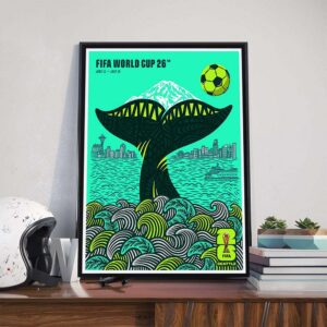 Official FIFA World Cup 26 Seattle Host City Poster Designed By Shogo Ota Poster Canvas