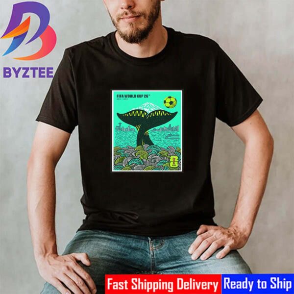 Official FIFA World Cup 26 Seattle Host City Poster Designed By Shogo Ota Shirt