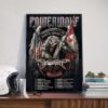 Primus Onward And Upward Summer Tour 2025 Dates List With Special Guests Ty Segall And MonoNeon Poster Canvas