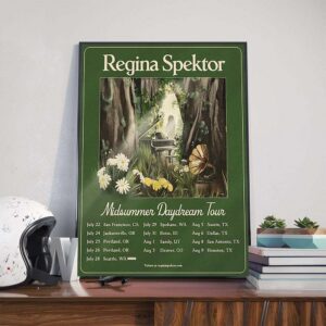 Regina Spektor Midsummer Daydream Tour 2025 Dates List Poster Canvas