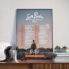 Sam Barber Restless Mind World Tour Australia 2025 Dates List With Special Guest Cameron Whitcomb Poster Canvas