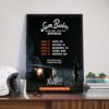 Sam Barber Restless Mind World Tour Australia 2025 Dates List With Special Guest Cameron Whitcomb Poster Canvas