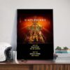 Simple Minds Alive And Kicking Tour 2025 North American Tour Dates List With Special Guests Soft Cell And Modern English Poster Canvas