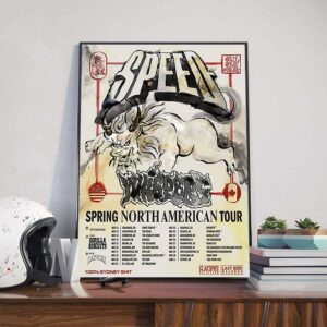 Speed And Whispers Spring North American Tour 2025 Dates List Poster Canvas