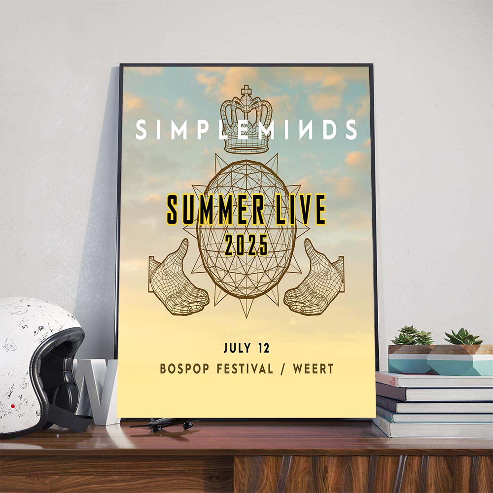 Summer Live 2025 Simple Minds Performing At Bospop Festival In Weert On July 12th Poster Canvas Summer Live 2025 Simple Minds Performing At Bospop Festival In Weert On July 12th Poster Canvas