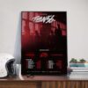 Ten56 France 2025 Dates List With Special Guests Dreamstate The Dali Thundering Concept Solitaris And FreeHowling Poster Canvas
