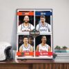 The 2025 NCAA Men’s Basketball March Madness Final Four Bound Auburn 70-64 Michigan State Poster Canvas