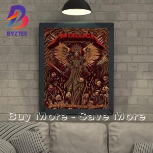 Metallica M72 Atlanta The Venue Poster At Mercedes-Benz Stadium In Atlanta GA On June 3rd 2025 Wall Decor Poster Canvas