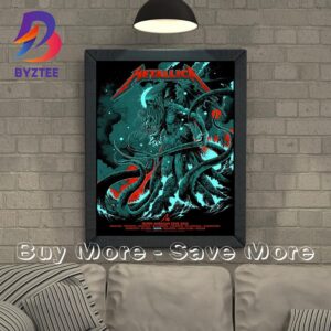 Metallica M72 Tampa Pop-Up Shop Poster The Venue At Raymond James Stadium In Tampa FL On June 6-8 2025 Wall Decor Poster Canvas