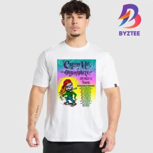 2025 Dank Daze Of Summer Tour Poster With Headliners Cypress Hill Atmosphere Lupe Fiasco And The Pharcyde Unisex T-Shirt